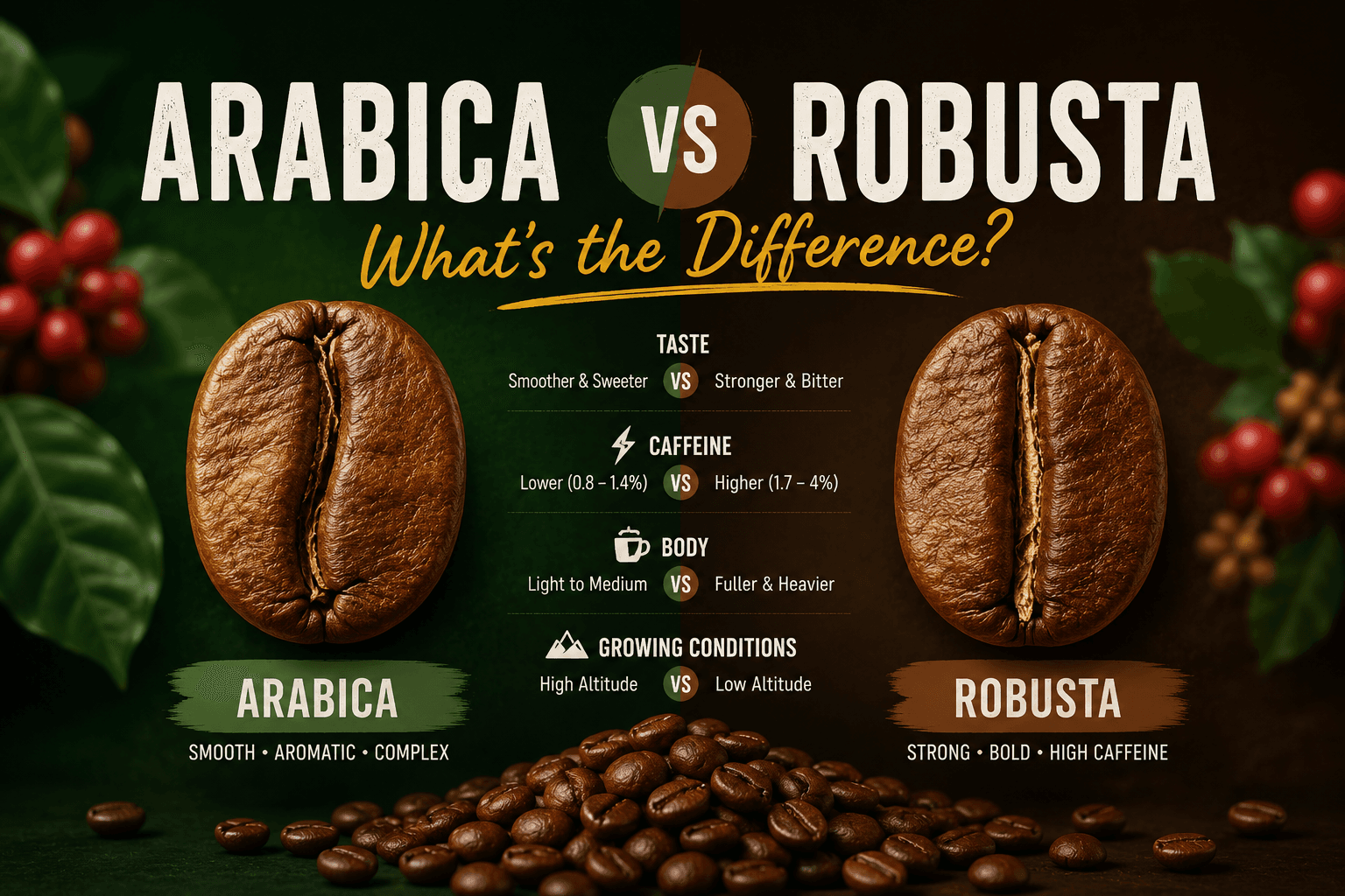 Arabica vs Robusta — What's Actually the Difference?